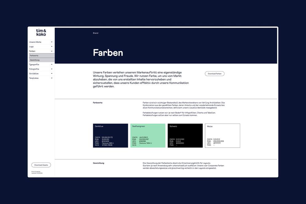 The colors give our brand presence a distinctive impact, creating energy and joy.