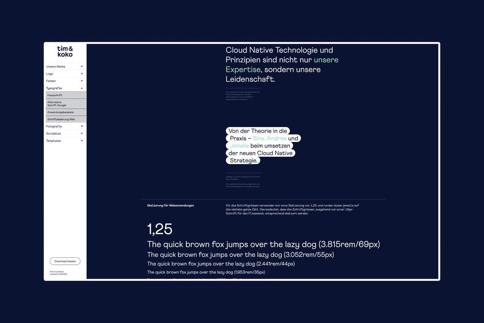 With our distinctive typography, we ensure a consistent perception of our brand across all touchpoints.